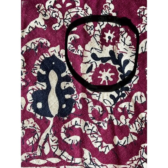 Boho Festival Wrap Skirt Floral Patterns & Adjustable Ties 100% India Cotton VTG - Picture 6 of 12